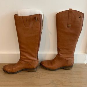 MUST GO! San Edelman Tan boots
